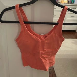coral lululemon align tank